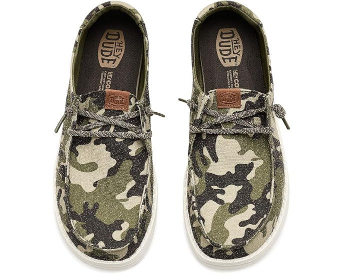Hey Dude Кроссовки Wendy Essential Camo с камуфляжным верхом