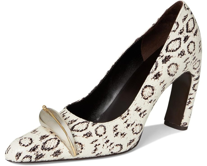 Туфли лодочки Tory Burch Pierced Xl Pumps 90 мм с принтом