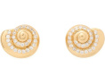 Серьги Seashell с кристаллами от Kate Spade New York