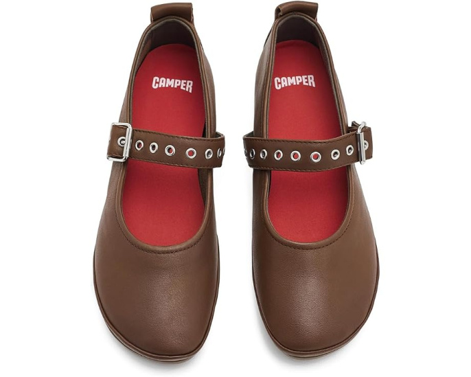 Балетки Camper Right Nina с регулируемым ремешком