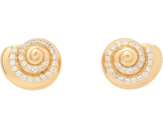 Серьги Seashell с кристаллами от Kate Spade New York