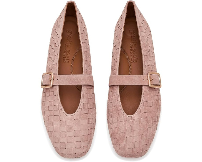 Балетки Winifred от Gentle Souls by Kenneth Cole с плетеным верхом