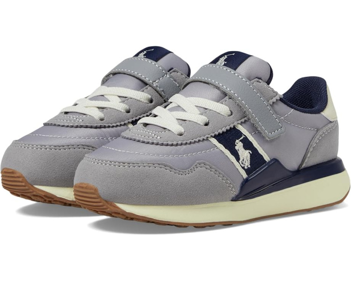 Кроссовки Polo Ralph Lauren Train 89 Sport PS для малышей серые с синим