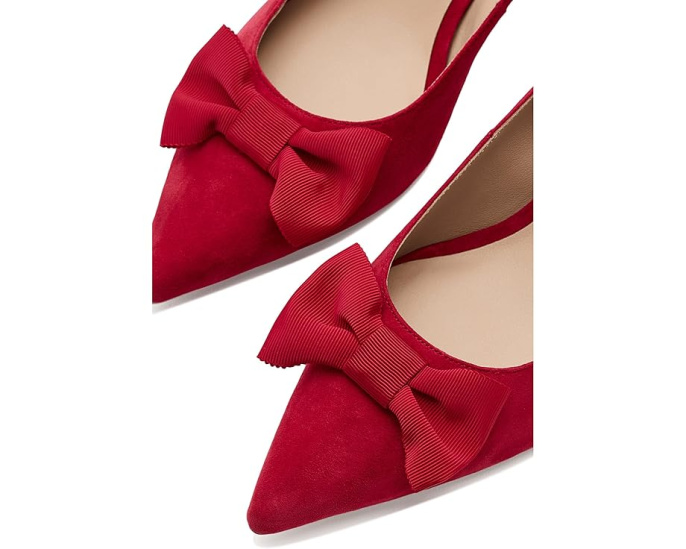 Туфли-лодочки Adrienne с бантом из замши Lauren Ralph Lauren