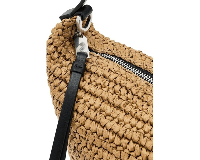 Мини-сумка через плечо AllSaints Luna Micro Paper Bag из переработанных материалов