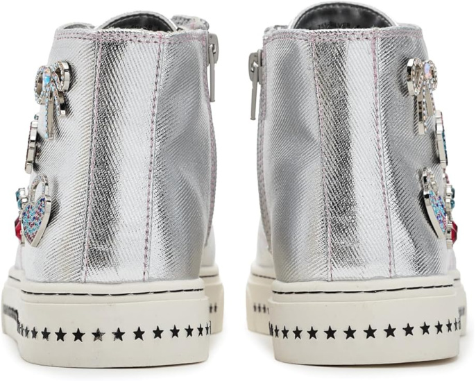 Детские кроссовки Steve Madden Kids Joycee на платформе с нашивками
