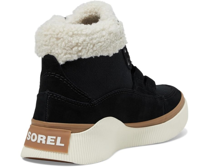 Кроссовки SOREL Out N About IV Mid Sneaker Waterproof с верхом из замши и холста