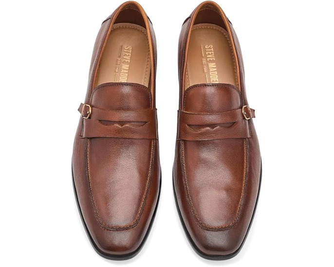 Лоферы Steve Madden Chilo из премиальной кожи с пряжкой