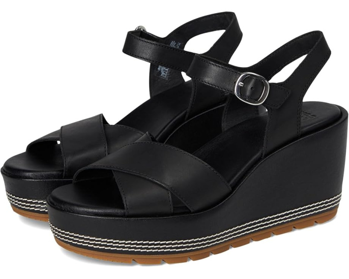 Сандалии SOREL Sunpeak Wedge на щиколотке с регулируемой застежкой