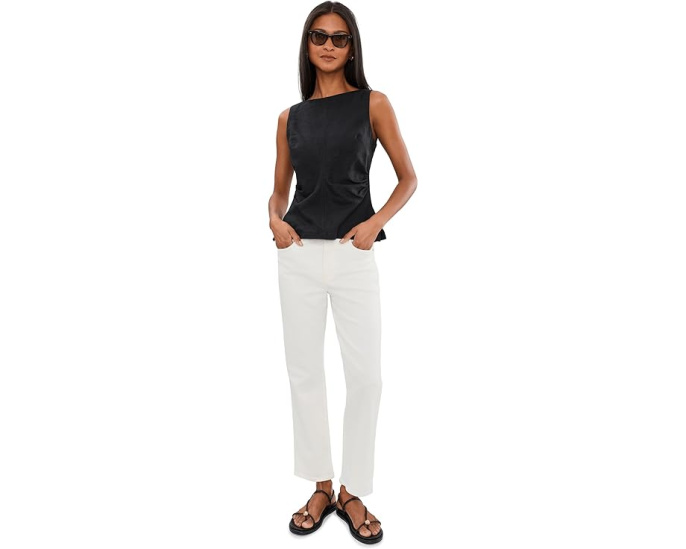 Джинсы Madewell The Short Dean Easy Straight в цвете Tile White