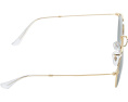 Ray-Ban RB3447 круглые металлические солнцезащитные очки