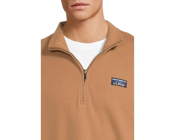 Толстовка Comfort Stretch Performance Pique от L.L.Bean с молнией на четверть