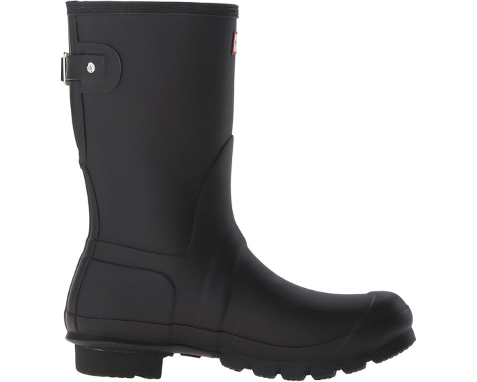 Резиновые сапоги Hunter Original Short Back Adjustable с регулируемым ремешком и водонепроницаемой конструкцией