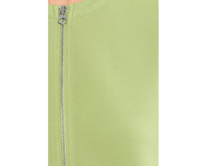 Varley топ Simmons 1/2 Zip Tank с половинной молнией зеленый