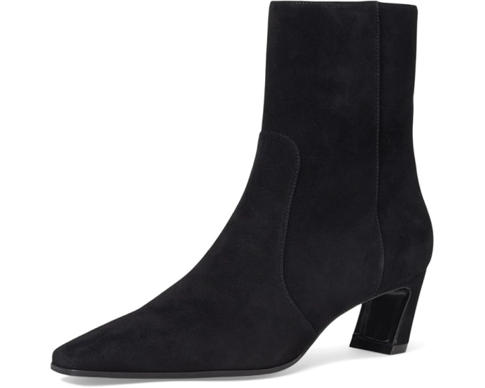 Ботильоны Stuart Weitzman Stassi Zip Bootie 50 на квадратном каблуке