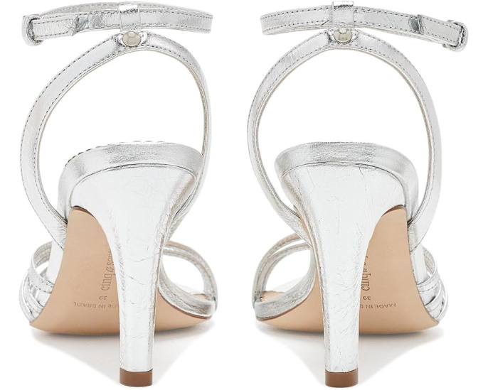 Cinq à Sept сандалии Jackie Metallic Strappy на каблуке