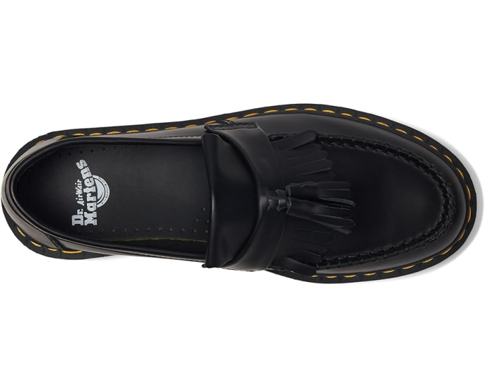 Лоферы Dr. Martens Adrian Quad на платформе из кожи