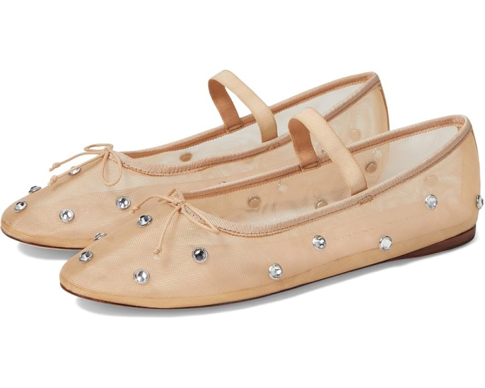 Балетки Loeffler Randall Leonie из плетеной кожи с бантом