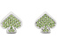 Серьги-гвоздики Kate Spade New York Everyday Spade Pave с камнями