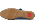 Туфли FitFlop Delicato Wave-Edge Canvas Mary Janes на клиновидном каблуке