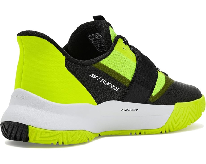 Кроссовки SKECHERS Viper Court Elite 2.0 с эластичными шнурками и липучкой