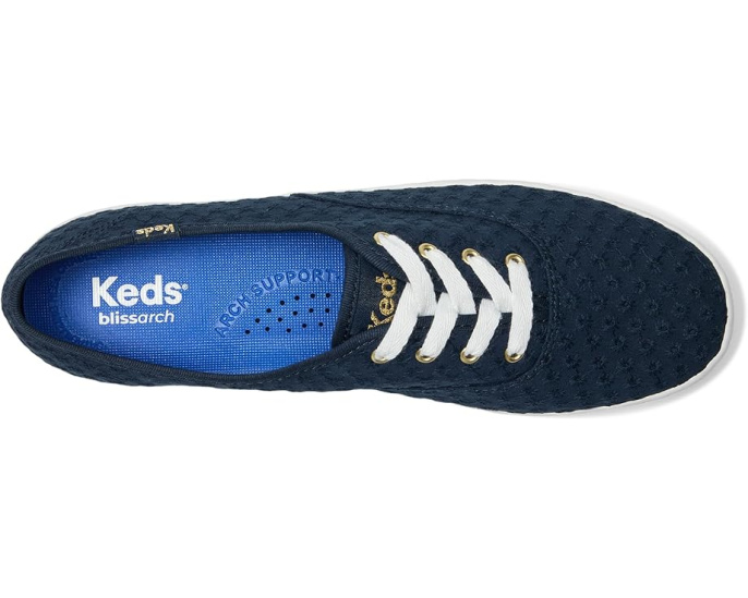 Кроссовки Keds Champion Canvas на шнуровке с мягкой стелькой Dream Foam