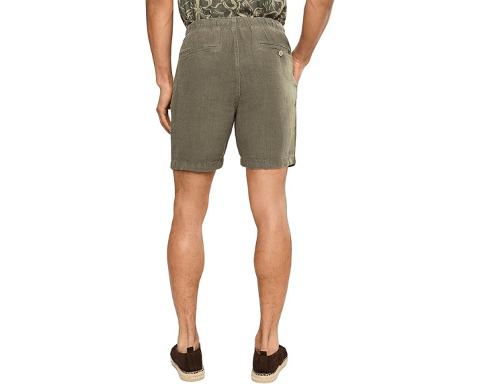 Faherty Essential Linen Shorts шорты из льна с эластичным поясом