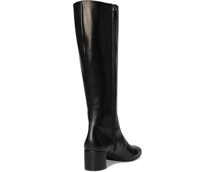 Ботильоны Stuart Weitzman Maeve Zip с квадратным носком на устойчивом каблуке