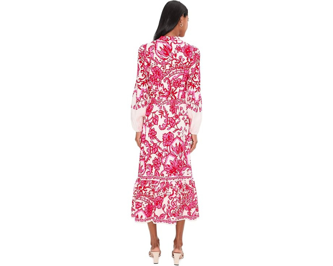 Платье миди Lilly Pulitzer Axton с присборенной талией
