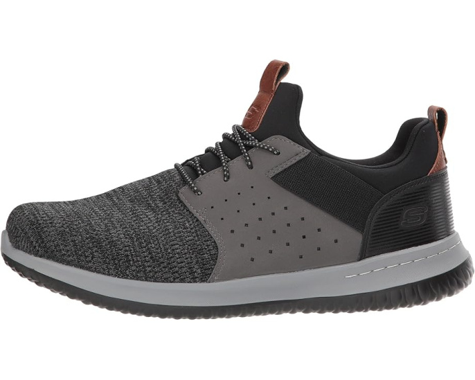 Кроссовки SKECHERS Classic Fit Delson Camben с сетчатым верхом и стелькой Air Cooled Memory Foam