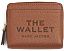 Мини-кошелек The Leather Mini Compact из кожи с магнитной застежкой и девятью карманами Marc Jacobs