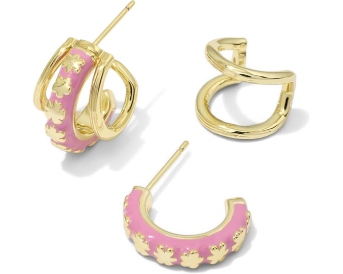 Серьги Kendra Scott Jane Huggie с многоярусным дизайном