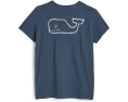 Лонгслив Vintage Whale с принтом Blue Blazer