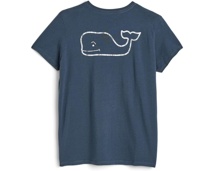 Лонгслив Vintage Whale с принтом Blue Blazer