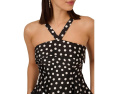 Платье Adrianna Papell в горошек с силуэтом fit-and-flare