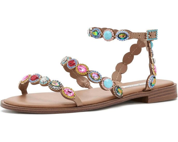 Сандалии Steve Madden Tawnie с разноцветными камнями