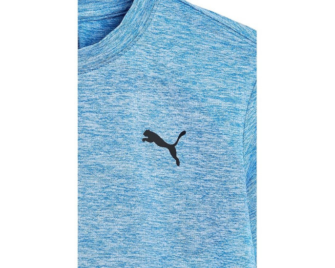 Спортивный детский комплект из футболки и шорт Puma с логотипом Racing Blue
