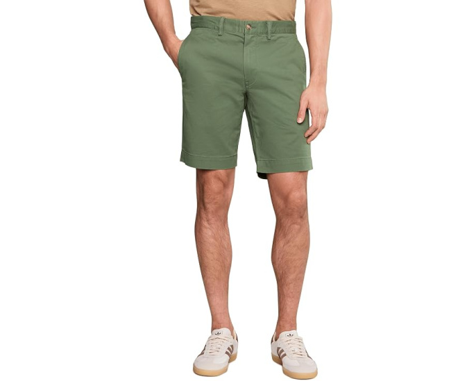 Укороченные шорты Polo Ralph Lauren 9.5 дюймов (24 см) Slim Fit с эластаном
