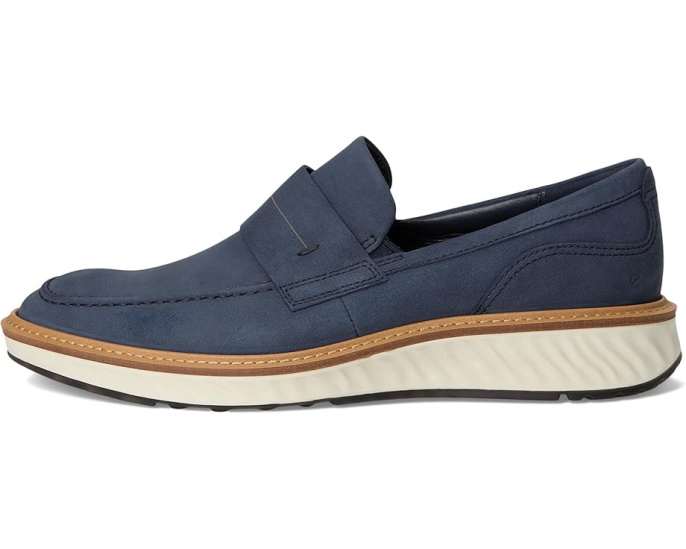 ECCO St.1 Hybrid Penny Loafer полуботинки с мысом из натуральной кожи