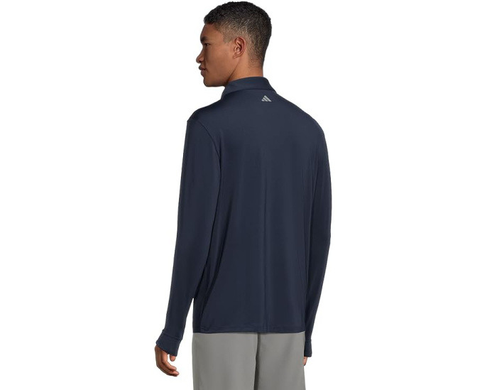Adidas Core Long Sleeve Polo с длинным рукавом и влагоотводящей тканью