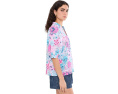 Топ Lilly Pulitzer Mialeigh с рукавом до локтя из льна