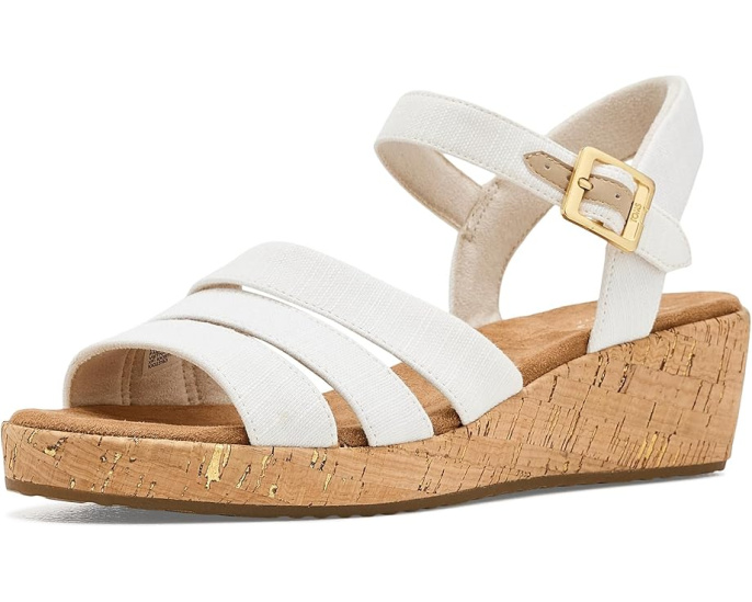 Сандалии TOMS Julia на платформе с регулируемой пряжкой на щиколотке