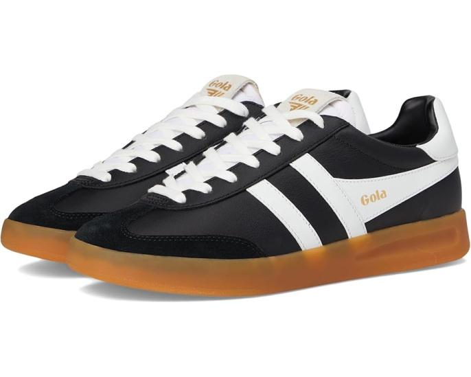 Кожаные кроссовки Gola Cyclone Leather с чашеобразной подошвой