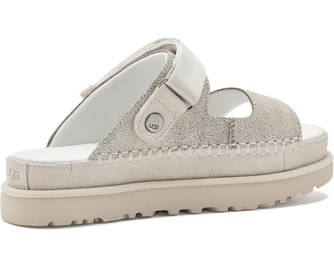 UGG Goldenstar Crackle Glide сандалии с кракле-кожей и EVA подошвой