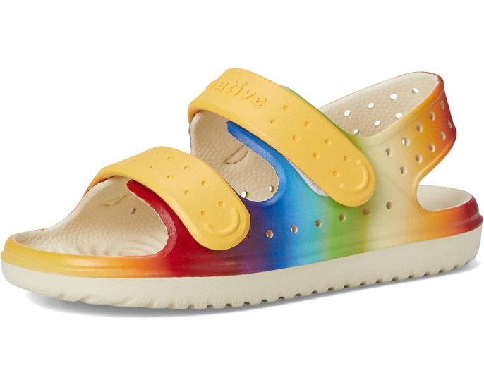 Детские сандалии Native Shoes Chase для малышей с тройными ремешками на липучках