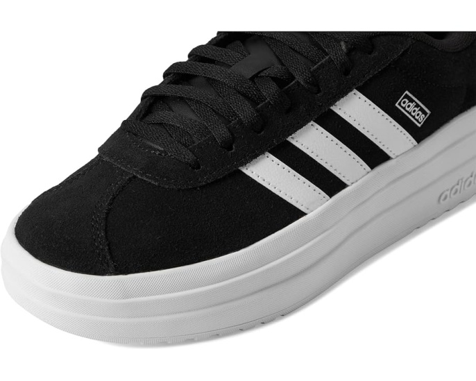Кроссовки Adidas VL Court Bold для детей с кожаным верхом