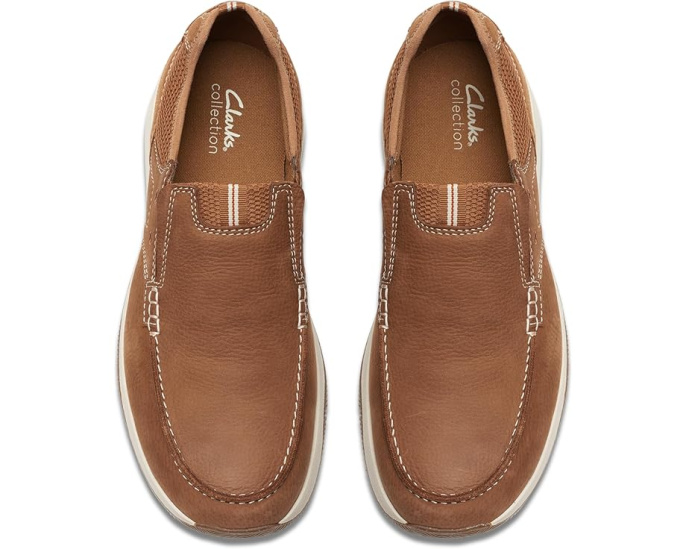 Clarks Sailview Step ботинки из нубука с противоскользящей подошвой