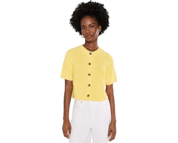 Кардиган Ginevra Short Sleeve Shaker Cardigan от 525 america