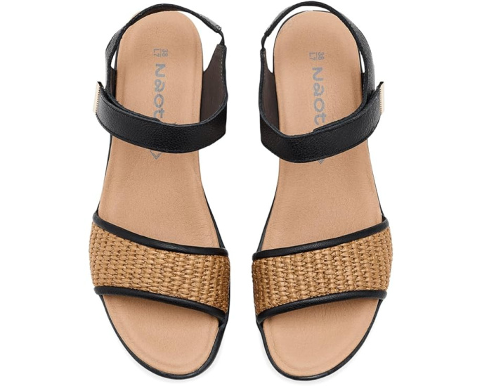 Сандалии Naot Summer Raffia с платформой из рафии