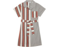Burberry Kids платье Gilly Stripe для детей в полоску с поясом